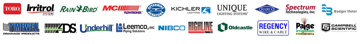 Sprinkler repair manufacturer logos